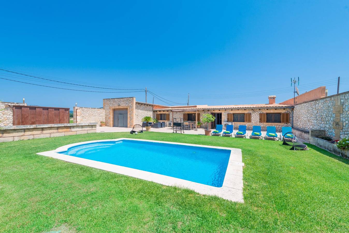 Sestados - Ferienhaus mit privaten Pool in sa Pobla. Wifi gratis in Sa Pobla, Mallorca Norden