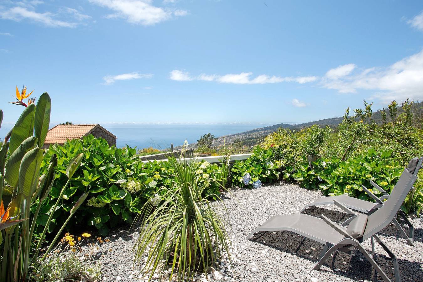 Ferienhaus 'Refugio Do Lourinho' mit Meerblick, Wlan und Klimaanlage in Arco da Calheta, Madeira