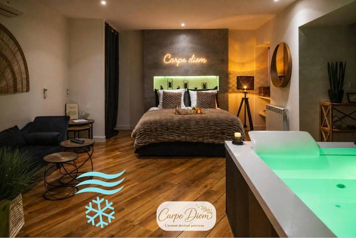 Gîte pour 2 personnes, avec jacuzzi ainsi que sauna et terrasse à Dole - 2
