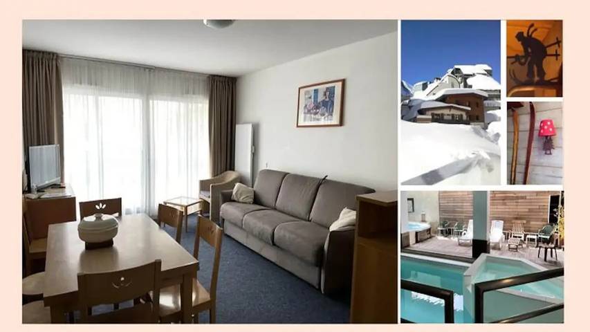 Chalet pour 7 personnes, avec piscine dans Gourette