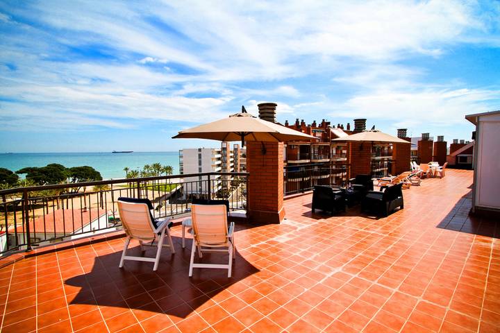 Ferienwohnung für 8 Personen, mit Terrasse und Kinderpool in Vila-seca