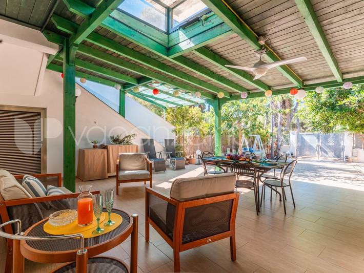 Gîte pour 6 personnes, avec jardin, animaux acceptés dans Specchiolla