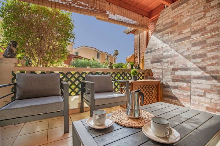 Ferienwohnung für 6 Personen, mit Kinderpool und Garten in Maspalomas - 2