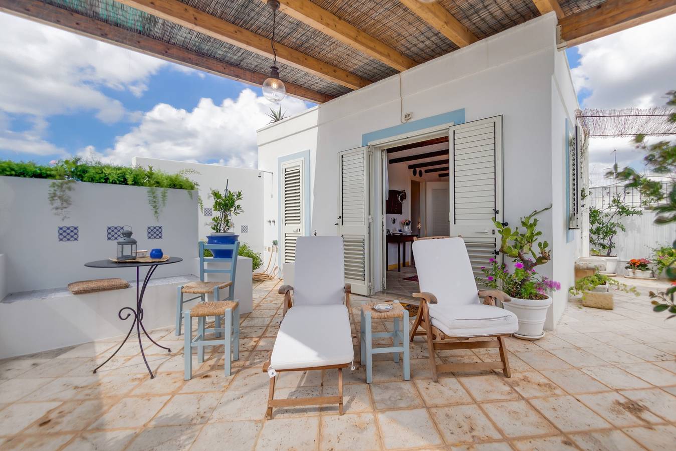Appartamento intero, Appartamento 'Casa Fiammetta' con vista mare, terrazza privata e aria condizionata in Leuca, Castrignano del Capo