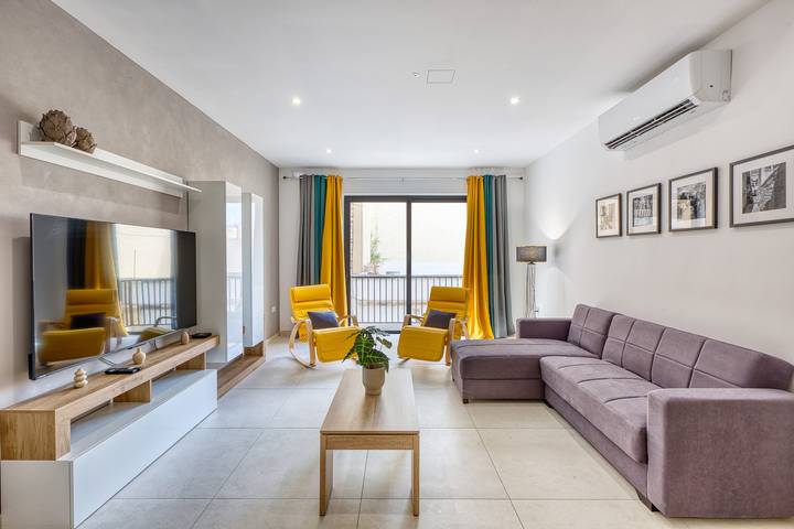 Appartement de vacances pour 8 personnes, avec balcon