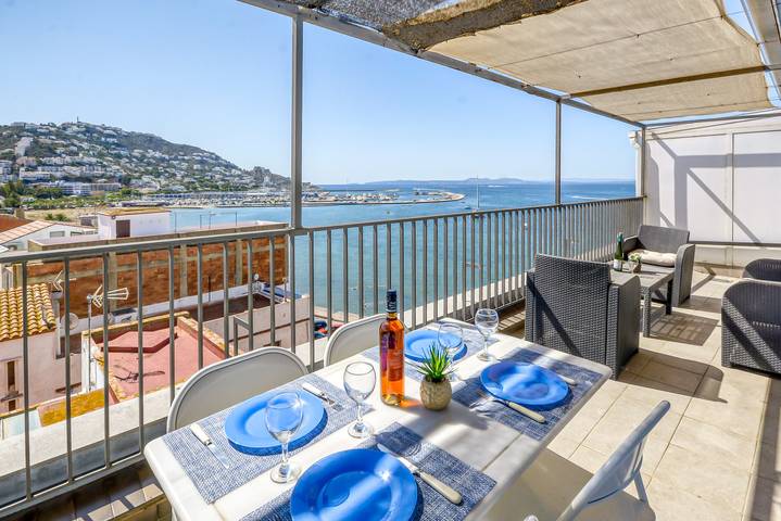 Appartement de vacances pour 5 personnes, avec terrasse à Roses