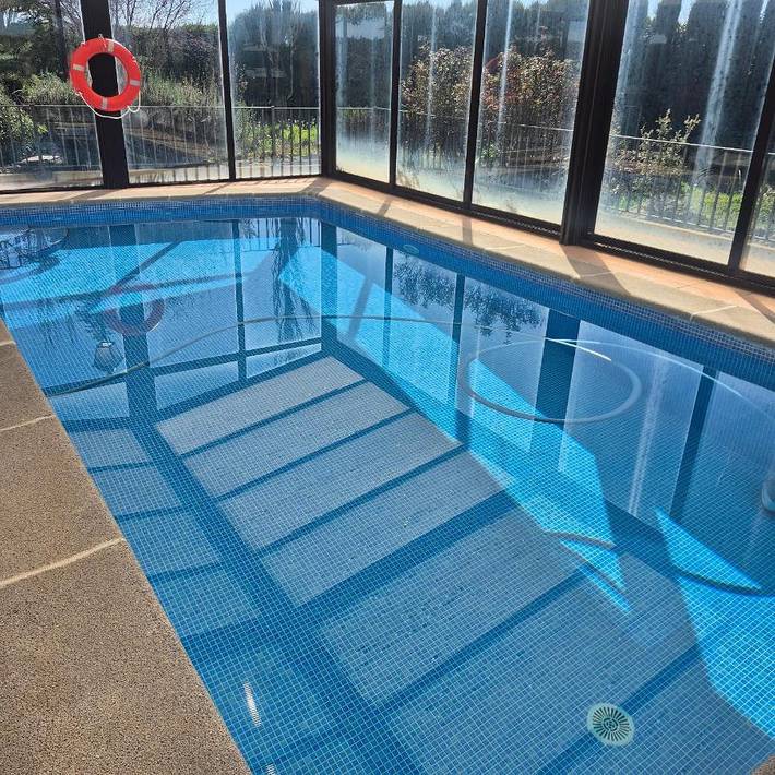 Chalet para 20 personas, con piscina además de vistas y jardín, Se admiten mascotas en Castilla-La Mancha - 3