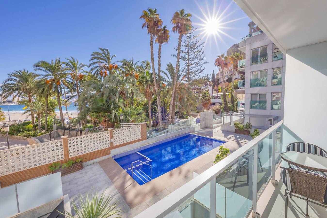 Appartamento intero, Appartamento 'Playa De Poniente 1-5' con vista mare, Wi-Fi e aria condizionata in Benidorm, Costa Blanca