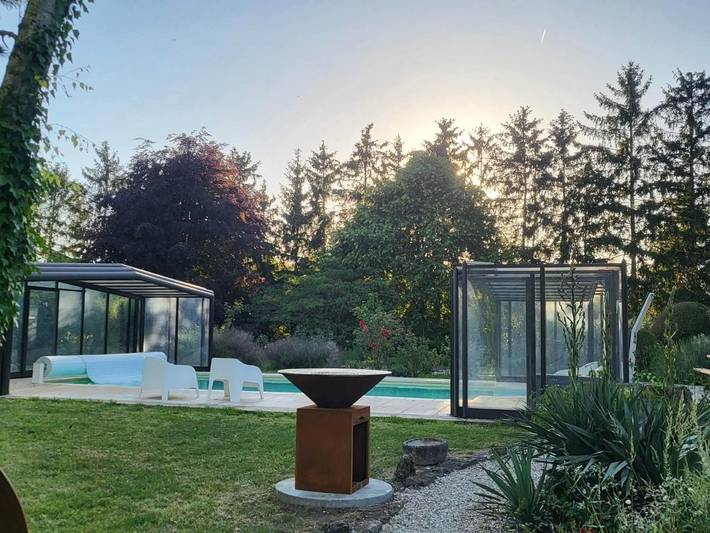 Location de vacances pour 20 personnes, avec jardin et piscine à Méry-sur-Seine