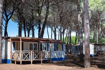 Camping für 4 Personen, mit Garten und Pool, mit Haustier in Emilia-Romagna