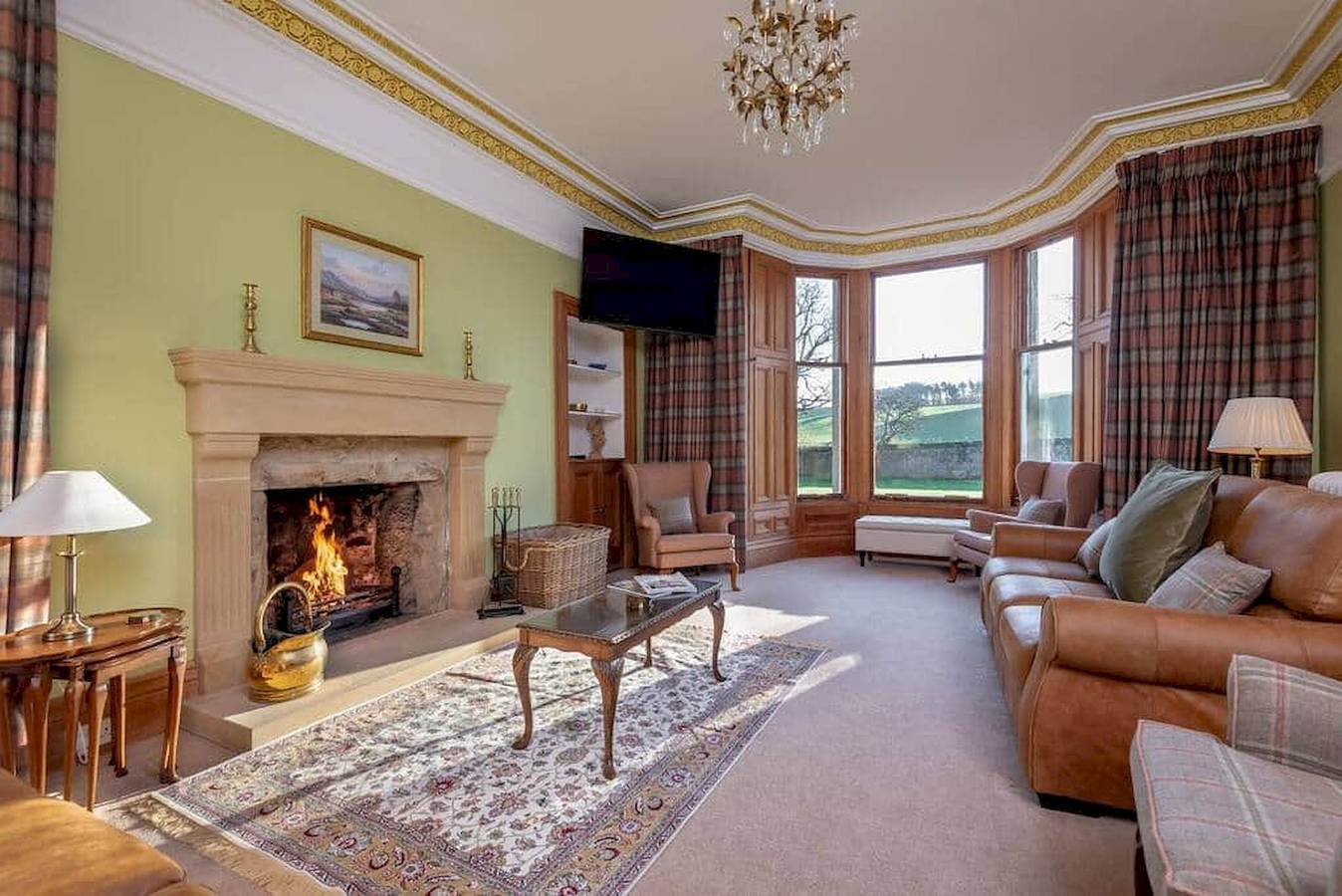 Easter Kincaple Farmhouse in Region Fife