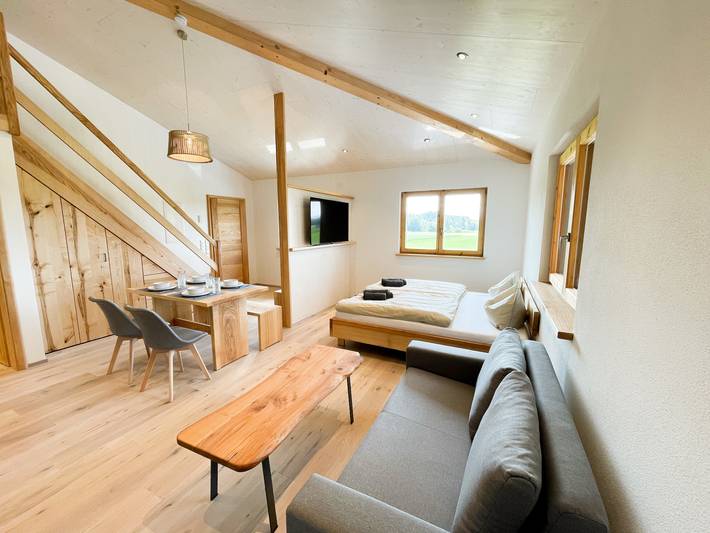 Ganze Ferienwohnung, Bodensee Apartment Allgäu Alpenblick in Wangen im Allgäu, Region Bodensee-Oberschwaben