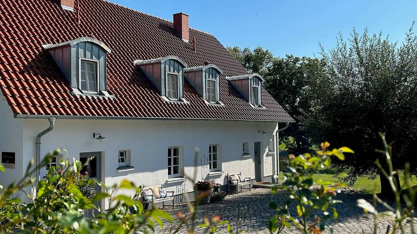 Casa de vacaciones 'Hof Vilmnitz 22 A' con terraza privada, jardín privado y Wi-Fi in Vilmnitz, Putbus