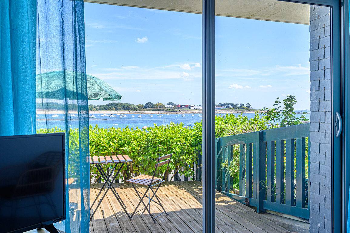 Studio entier, Studio face à la mer in Plage de Port Fontaine-Lomener, Ploemeur