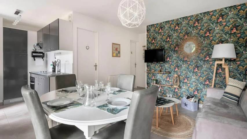 Gîte pour 5 personnes, avec Terrasse et Jardin dans Plage des Rochelets