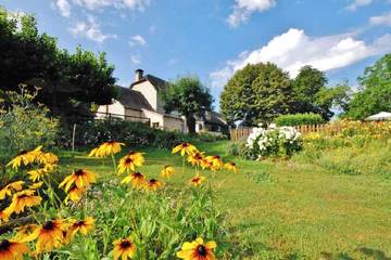 Mobil home pour 4 personnes, avec terrasse et piscine, animaux acceptés dans Saint-Geniez-ô-Merle
