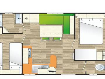 Camping pour 6 Personnes dans La Baule-Escoublac, Région de Saint-Nazaire, Photo 4