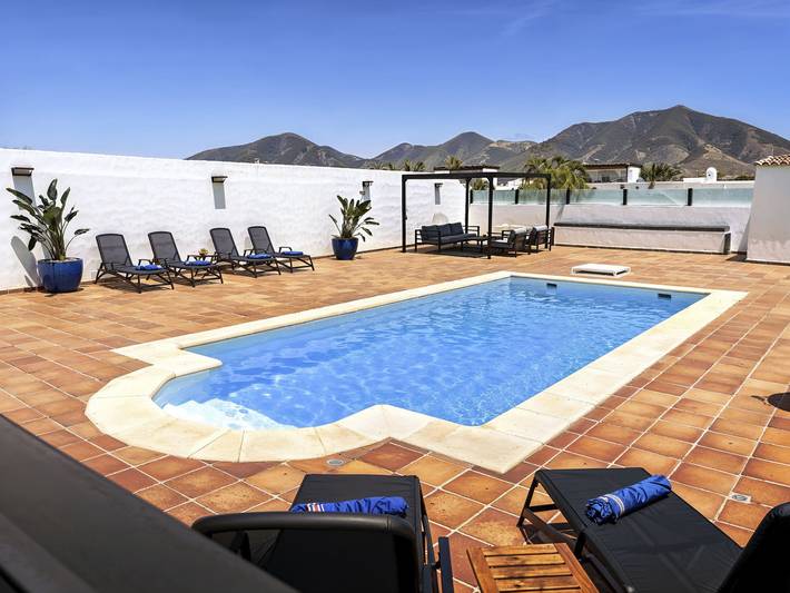 Chalet voor 4 personen, met tuin en balkon op Lanzarote