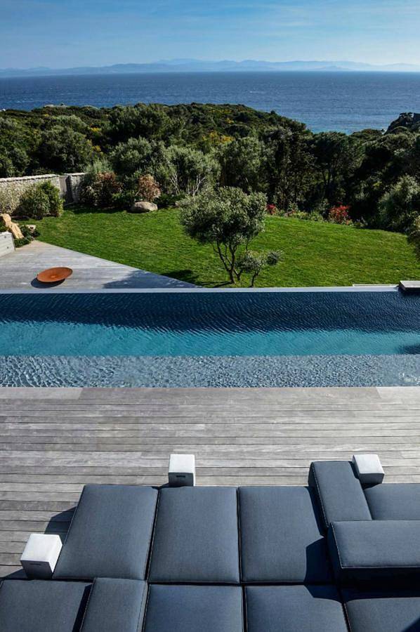 Villa pour 20 personnes, avec jardin et piscine ainsi que vue et sauna à Bonifacio - 4