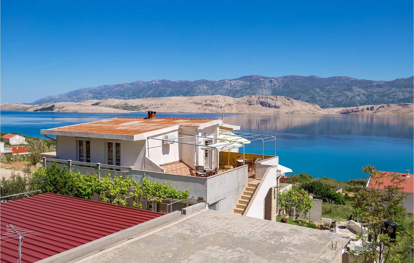 Ganze Ferienwohnung, Ferienwohnung für 3 Personen mit Terrasse in Pag Stadt, Pag