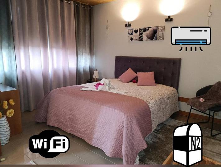 Apartamento de férias para 2 pessoas, com Varanda e Terraço e ainda Piscina and Vista em São Pedro do Sul