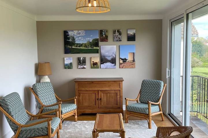 Maison de vacances pour 4 personnes, avec Jardin