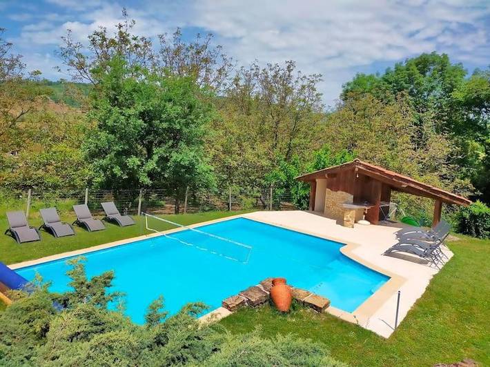 Appartement de vacances pour 2 personnes, avec Terrasse ainsi que Jardin et Piscine
