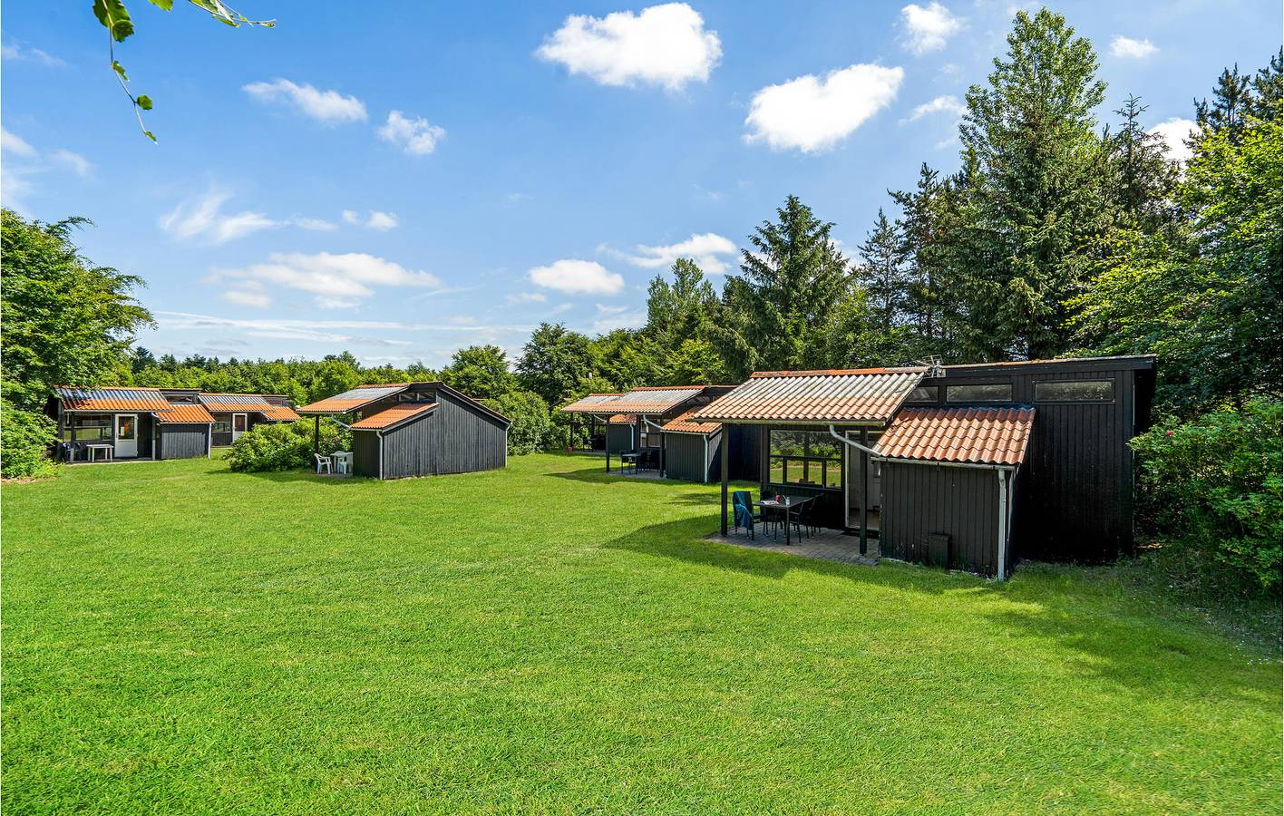 Ferienhaus für 4 Personen mit Terrasse in Ikast-Brande