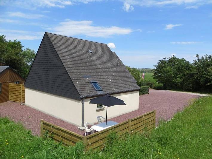 Location de vacances pour 4 personnes, avec terrasse à Les Moitiers-en-Bauptois