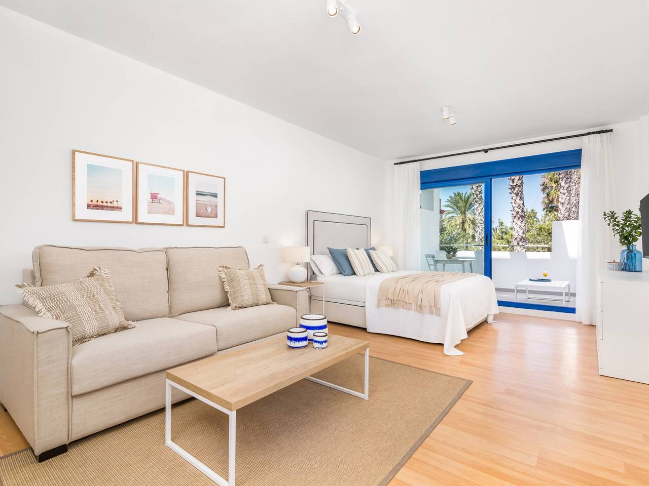 Ganzes Studio, Studio moderne pour 4 pers. proche mer à Malaga - Clim, wifi, cuisine équipée in Málaga (Este), Malaga