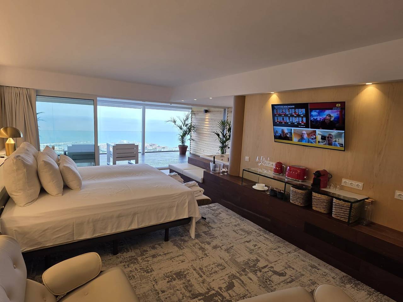 Ganze Wohnung, Apartment 'Sitges Suites - Premium' mit Meerblick, Wlan und Klimaanlage in Sitges, Garraf