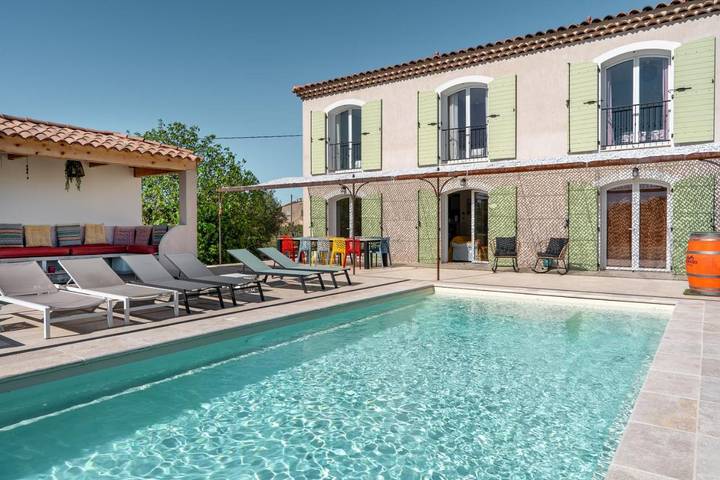 Maison de vacances pour 13 personnes, avec vue et jardin ainsi que piscine et sauna - 1