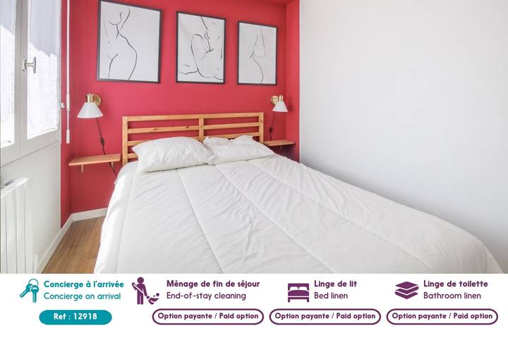 Maison 4 pers, jardin & Bbq, plage à 800m in Pléneuf-Val-André, Côtes-d'Armor