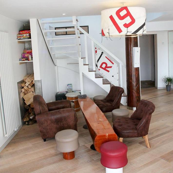 Maison de vacances pour 12 personnes, avec vue et jardin