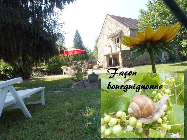 Location de vacances pour 5 personnes, avec Balcon et Terrasse ainsi que Jardin et Vue à Magny