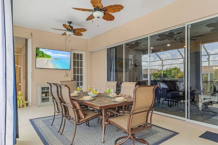 Ferienhaus für 8 Personen, mit Terrasse in Cape Coral