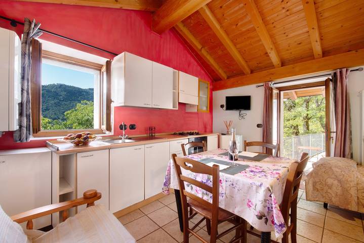 Estúdio inteiro, Estúdio 'La Fonte Di Mariella' com vista para a montanha, área de bem-estar e acesso Wi-Fi in Dosso del Liro, Lago de Como