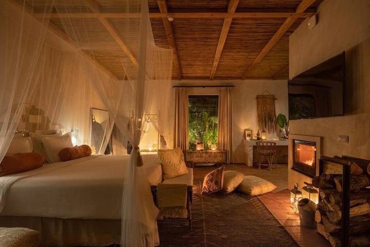 Casa rural para 3 personas, con piscina y sauna además de jardín y vistas en Alentejo