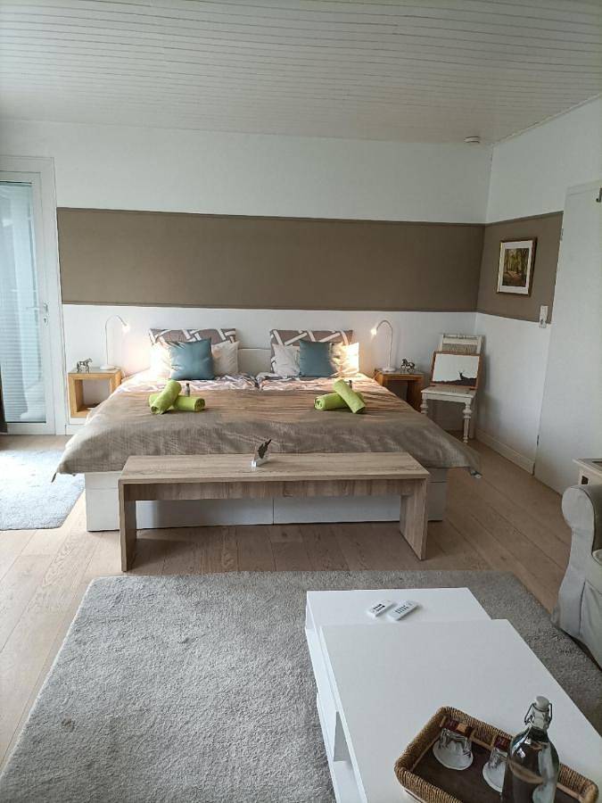 Ferienhaus für 5 Personen, mit Sauna und Garten sowie Ausblick