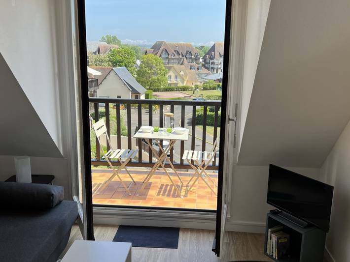 Gîte pour 4 personnes, avec Balcon à Cabourg