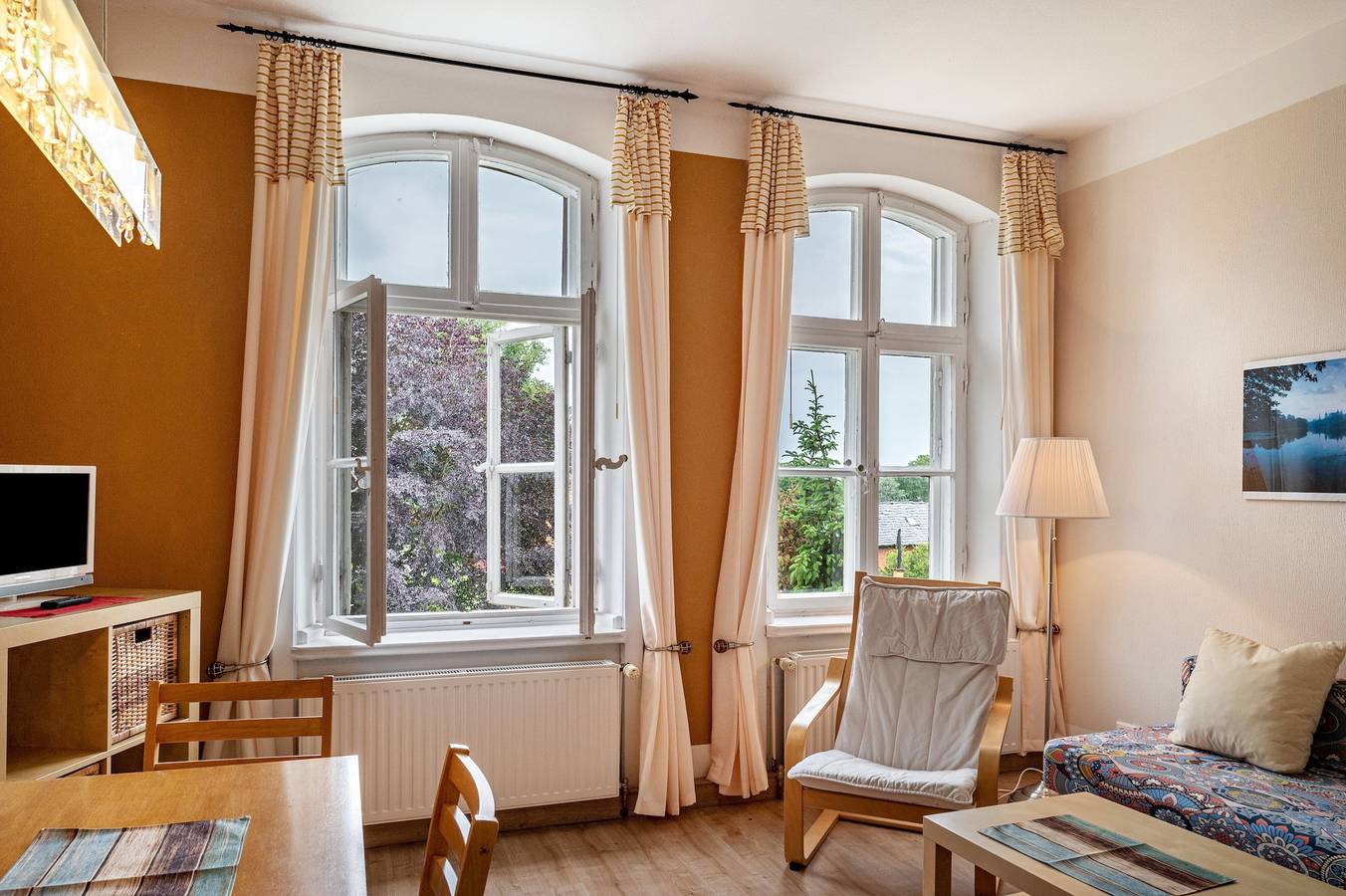 Apartamento entero, Apartamento 'Ferienwohnung 7' con terraza y jardín compartidos in Krakow am See, Lagos de Mecklenburg