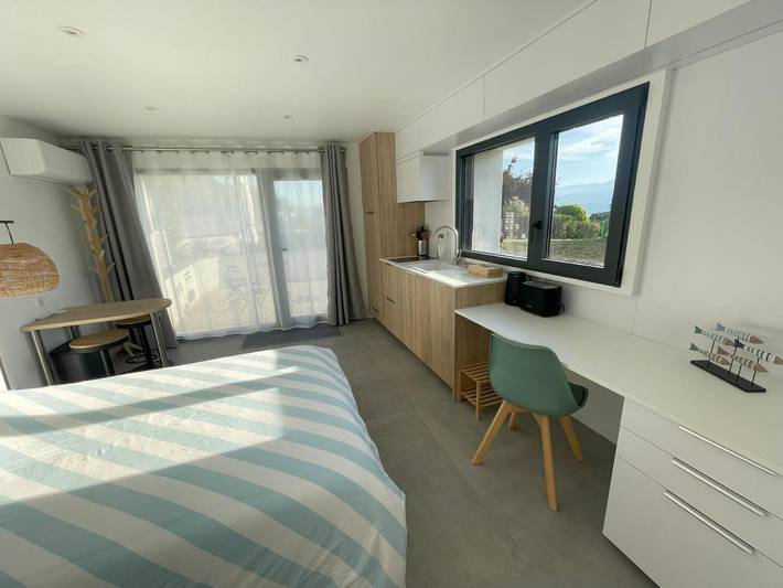 Apartamento de vacaciones para 2 personas, con jardín además de vistas y vistas al lago - 1