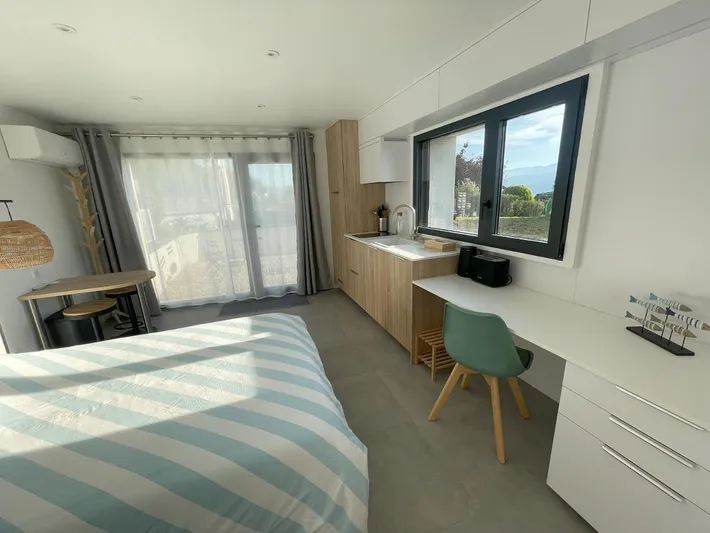Apartamento de vacaciones para 2 personas, con jardín además de vistas y vistas al lago - 1