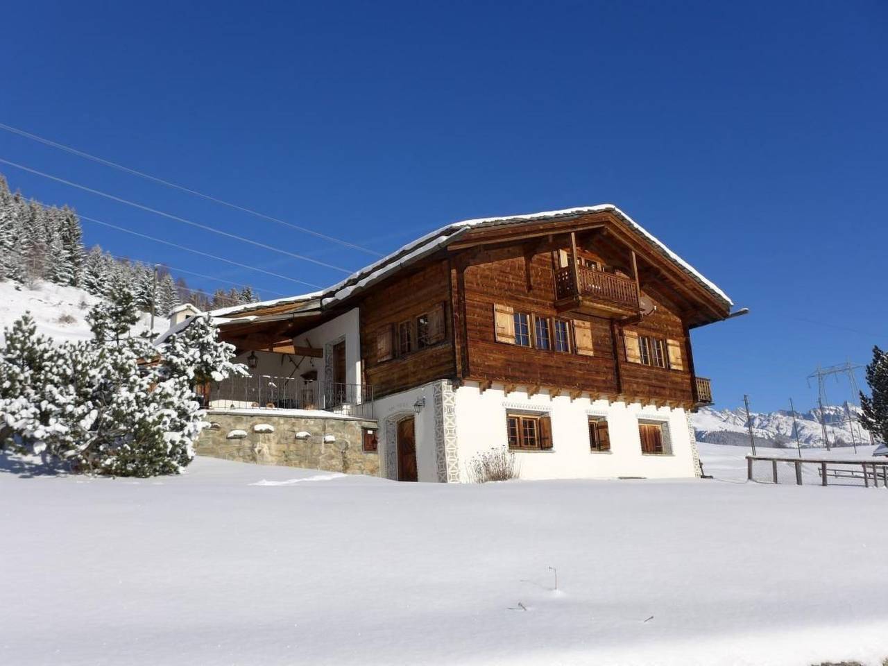 Chalet 'Casa Muraun' mit Bergblick in Disentis, Surselva