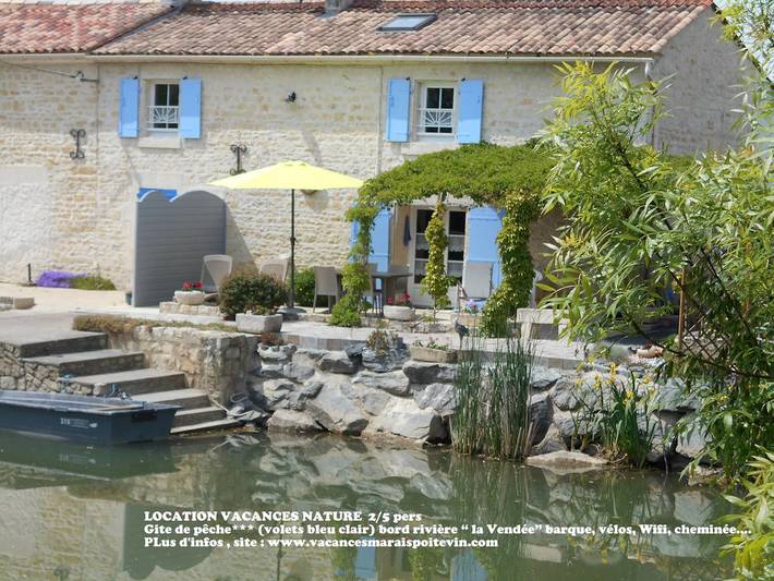 Maison de pêcheur pour 5 personnes, avec terrasse et jardin, animaux acceptés