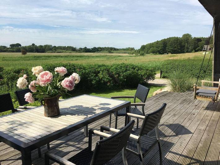 Ferienhaus für 4 Personen, mit Balkon und Terrasse sowie Garten in Brodersby an der Schlei