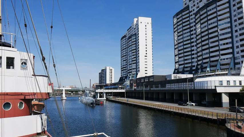 Ferienwohnung für 2 Personen, mit Balkon rund um die Havenwelten - 2