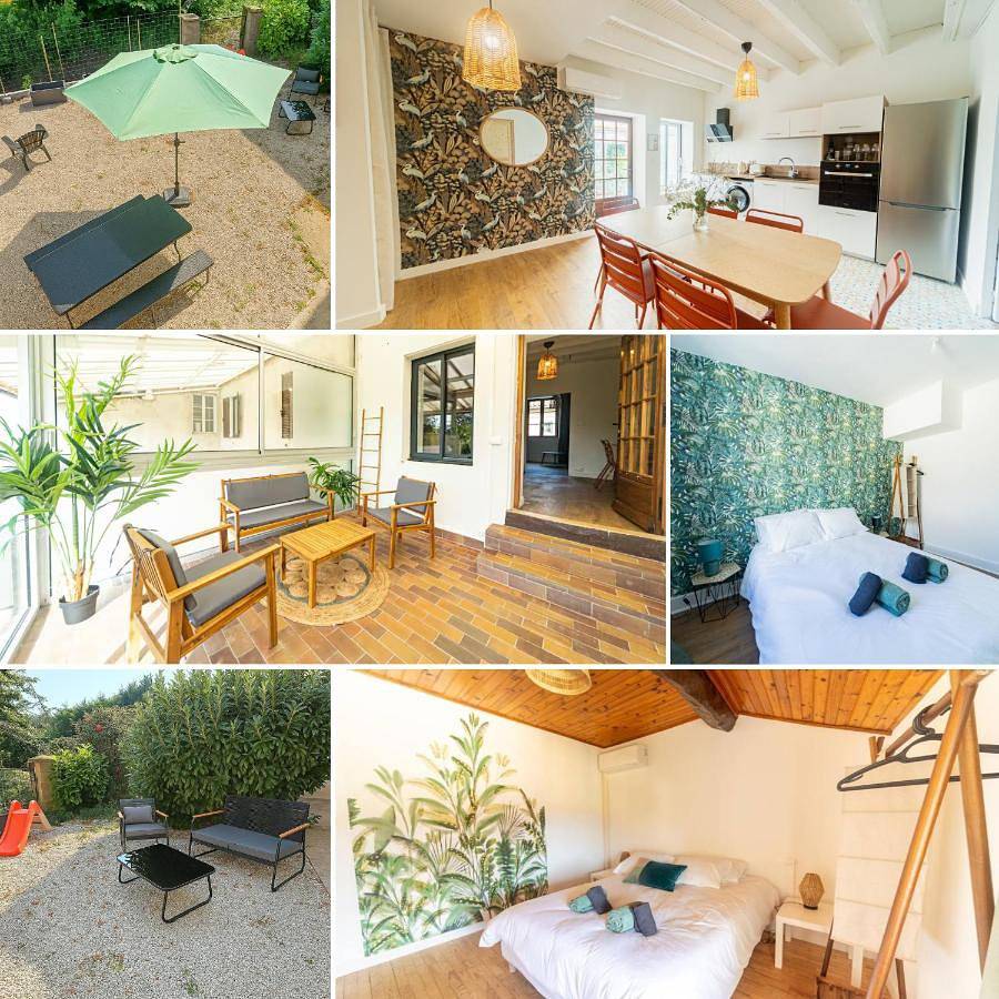 Appartement entier, Escapade en Val de Saône T4 familial & jardin in Saint-Didier-sur-Chalaronne, Région de Bourg-en-Bresse