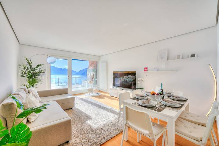 Gîte pour 4 personnes, avec terrasse et vue sur le lac à Lugano - 2