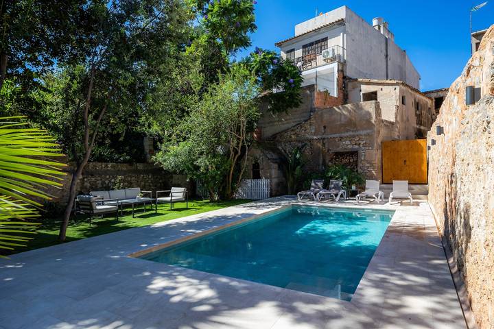 Apartamento para 8 personas, con jardín en Artà